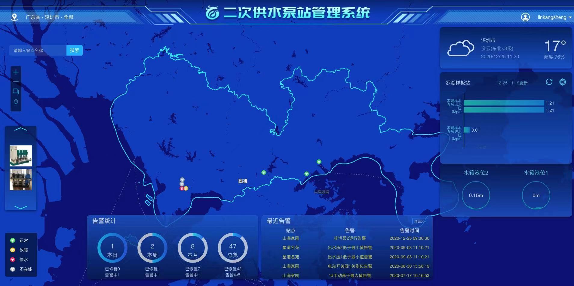 泵站計算機遠程監(jiān)控系統(tǒng)一般監(jiān)測什么 泵站實時監(jiān)測(圖2) 泵站計算機遠程監(jiān)控系統(tǒng)一般監(jiān)測什么 泵站實時監(jiān)測(圖2)